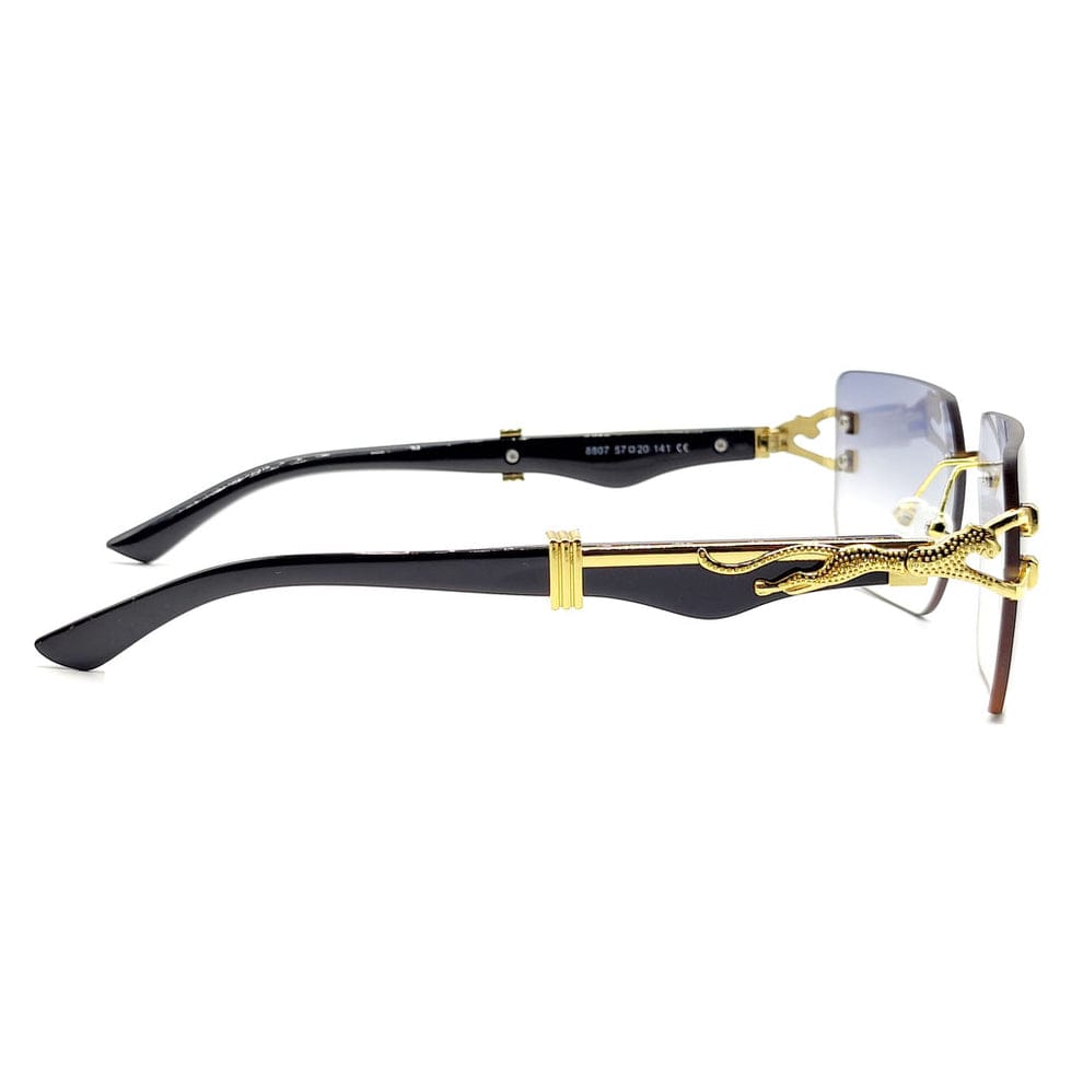 leopard Rimless 2025 Luxury Sunglasses