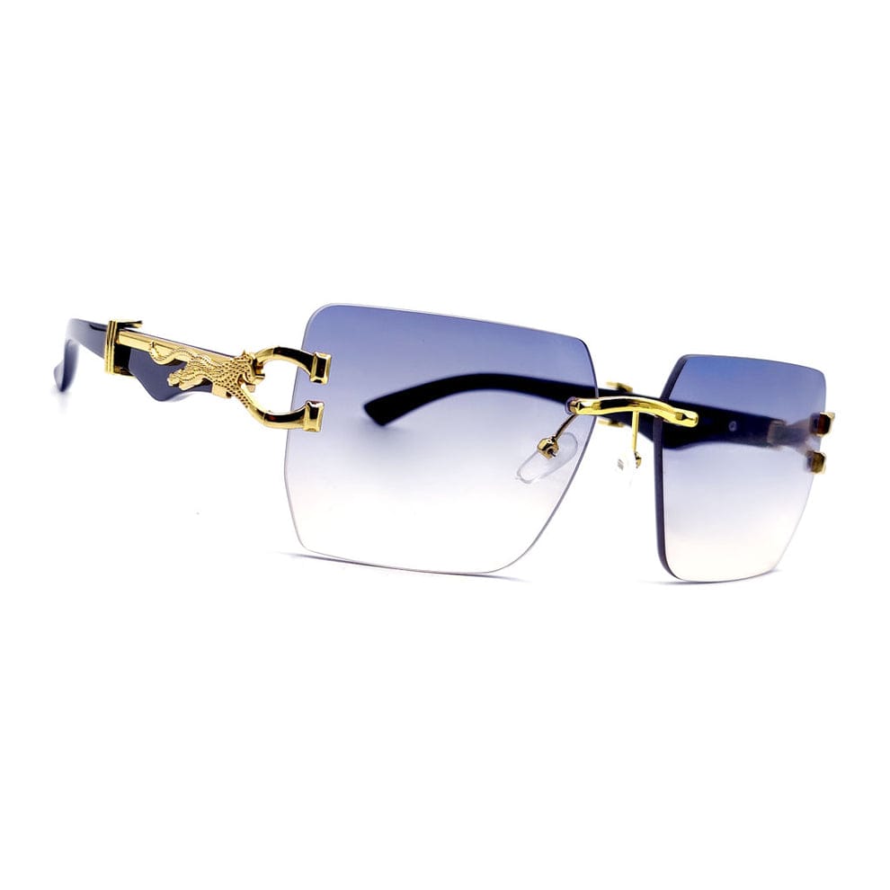 leopard Rimless 2025 Luxury Sunglasses