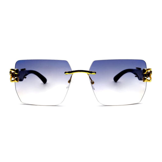 leopard Rimless 2025 Luxury Sunglasses