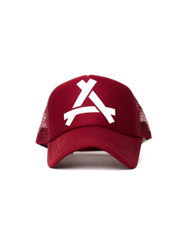 Signature Logo Mesh Snapback Trucker Cap