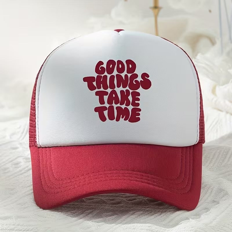 Good Things Take Time Mesh Snapback
