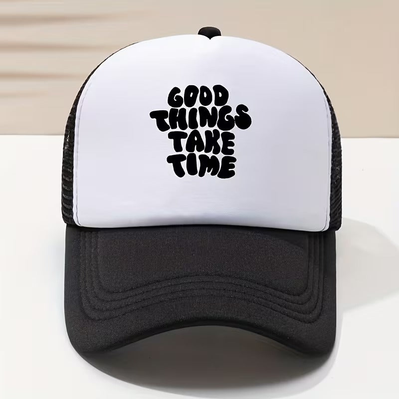 Good Things Take Time Mesh Snapback