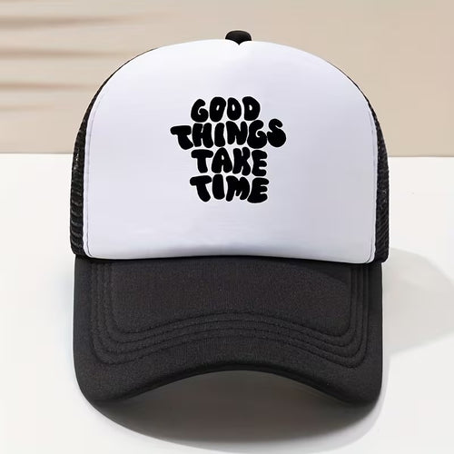 Good Things Take Time Mesh Snapback
