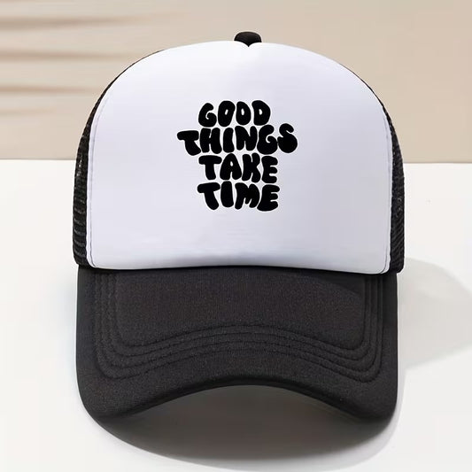 Good Things Take Time Mesh Snapback